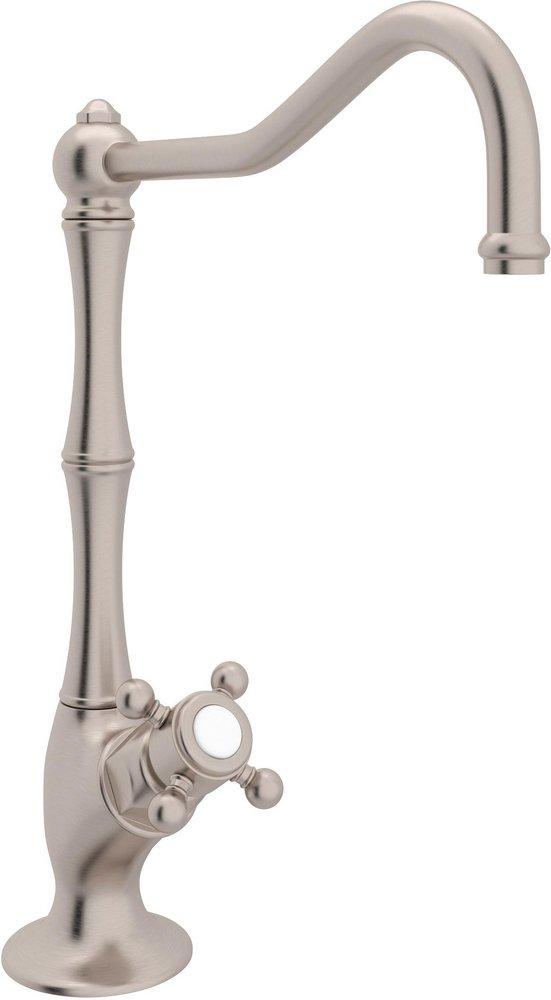 ROHL&reg; Satin Nickel Single Handle Cross Water Filter Faucet 