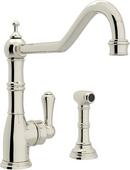 Single Handle Kitchen Faucet in Polished Nickel