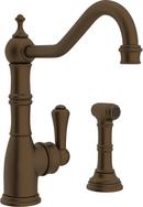 Perrin & Rowe&reg; English Bronze Single Handle Kitchen Faucet 
