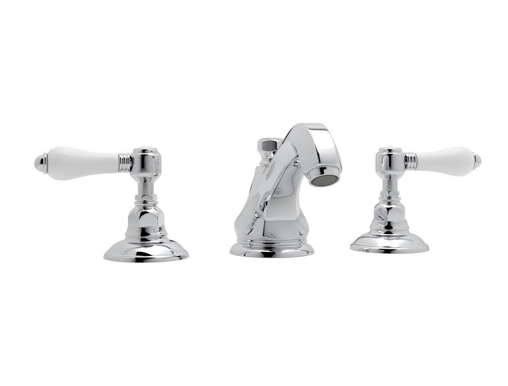 ROHL&reg; Polished Chrome Two Handle Bathroom Sink Faucet 