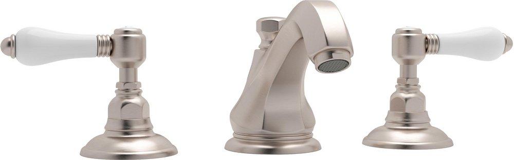 ROHL&reg; Satin Nickel Two Handle Bathroom Sink Faucet 