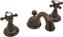 ROHL&reg; Tuscan Brass Two Handle Widespread Bathroom Sink Faucet 