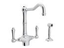 ROHL&reg; Polished Chrome Two Handle Kitchen Faucet 