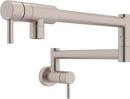 ROHL&reg; Satin Nickel Two Handle Lever Handle Pot Filler 