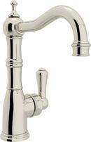 Perrin & Rowe Polished Nickel Single Handle Lever Bar Faucet 