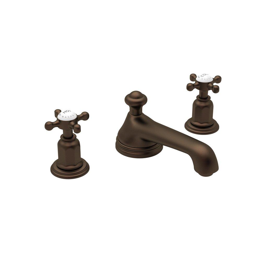 Perrin & Rowe English Bronze Two Handle Bathroom Sink Faucet 