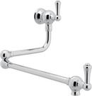 Perrin & Rowe Polished Chrome Two Handle Lever Pot Filler 