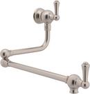 Perrin & Rowe Satin Nickel Two Handle Lever Pot Filler 