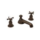 1.2 gpm 3-Hole Widespread Lavatory Faucet with Double Cross Handle and 5-1/2 in. Spout Reach in English Bronze
