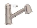 ROHL&reg; Satin Nickel 1.8 gpm 1-Hole Single Lever Handle Pull-Out Kitchen Faucet 