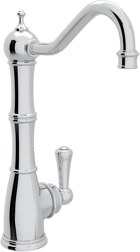 Perrin & Rowe Polished Chrome Single Handle Lever Water Filter Faucet 