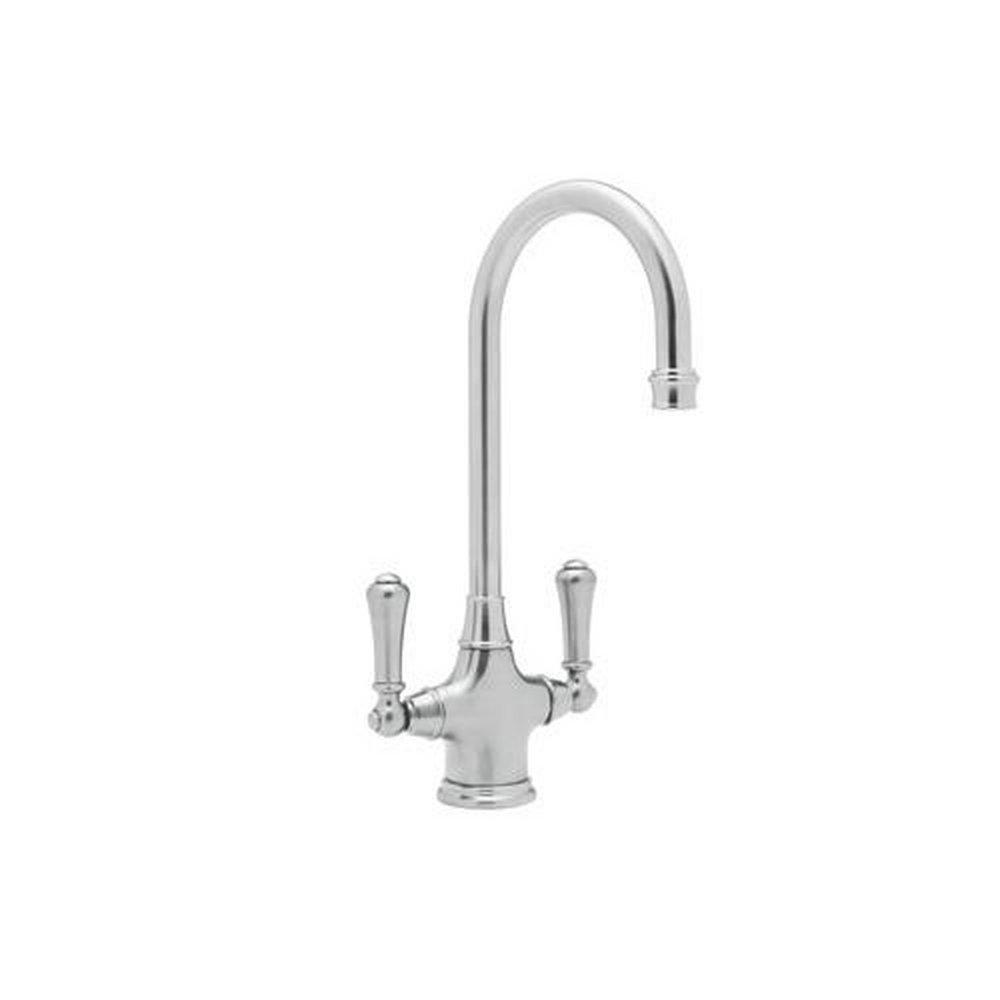 Perrin & Rowe&reg; Polished Chrome Two Handle Lever Bar Faucet 