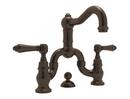 ROHL&reg; Tuscan Brass Two Handle Bathroom Sink Faucet 