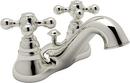 ROHL&reg; Polished Nickel Bathroom Sink Faucet with Double Cross Handle 