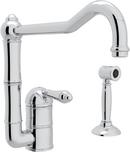 ROHL&reg; Polished Chrome Single Handle Kitchen Faucet 