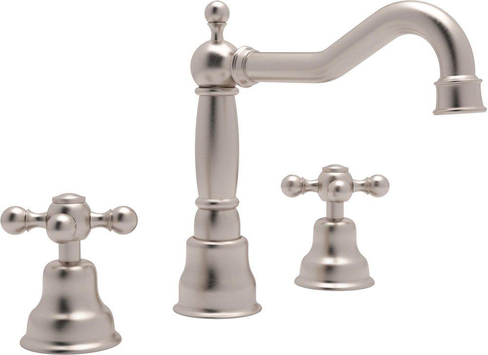 ROHL&reg; Satin Nickel Single Handle Bathroom Sink Faucet 