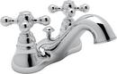 Bathroom Sink Faucet with Double Cross Handle in Polished Chrome