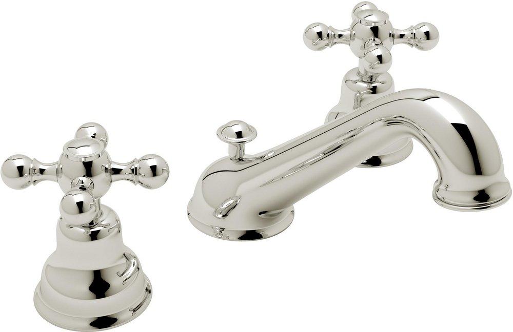 ROHL&reg; Polished Nickel Two Handle Widespread Bathroom Sink Faucet 
