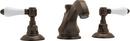 ROHL&reg; Tuscan Brass Two Handle Bathroom Sink Faucet 