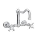 ROHL&reg; Polished Chrome Two Handle Bridge Kitchen Faucet 