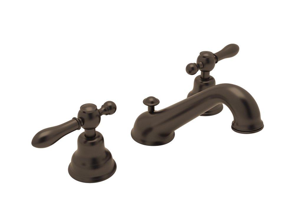 ROHL&reg; Tuscan Brass Two Handle Bathroom Sink Faucet 