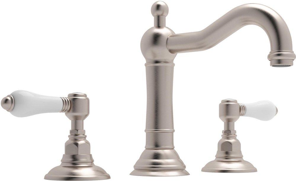 ROHL&reg; Satin Nickel Two Handle Bathroom Sink Faucet 