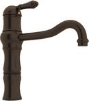 ROHL&reg; Tuscan Brass 1-Hole Kitchen Faucet with Single Metal Lever Handle 