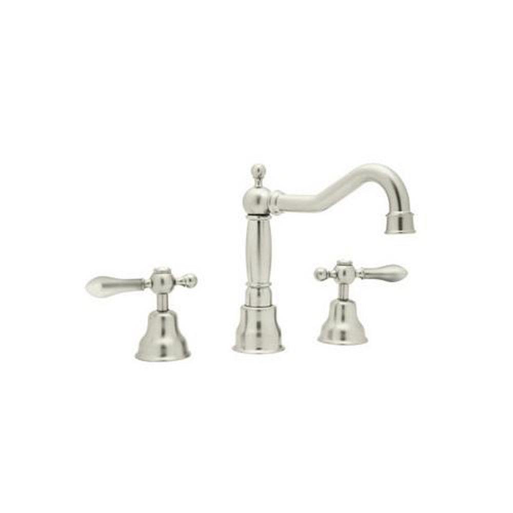 ROHL&reg; Polished Nickel Two Handle Widespread Bathroom Sink Faucet 