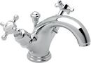 Perrin & Rowe&reg; Polished Chrome Two Handle Widespread Bathroom Sink Faucet Cross Handle 