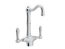 Two Lever Handle Bar Faucet in Chrome