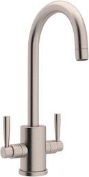 Two Lever Handle Bar Faucet in Satin Nickel
