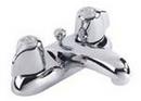Gerber Plumbing Polished Chrome Two Handle Centerset Bathroom Sink Faucet 
