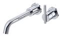 1.5 gpm Single Lever Handle Wall Mount Lavatory Faucet Trim in Polished Chrome