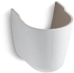 10-4/5 in. Vitreous China Shroud in White