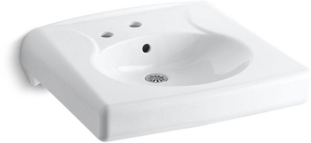 KOHLER White Wall Mount Lavatory Sink 