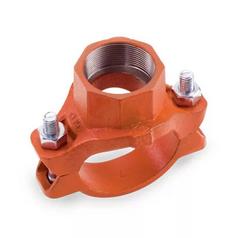 1/2 x 2-4/5 x 5-1/5 in. NPT -30 to 230 Deg F Painted Ductile Iron Tee