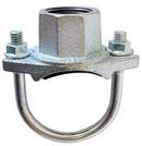 Smith-Cooper Threaded Painted Ductile Iron and Rubber Mechanical Tee 