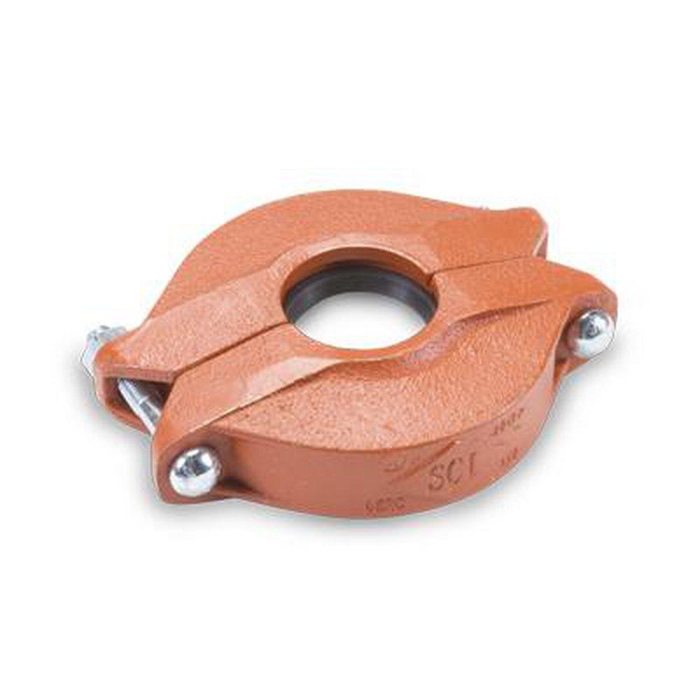 Orange Orange Enamel Grooved Reducing Coupling 