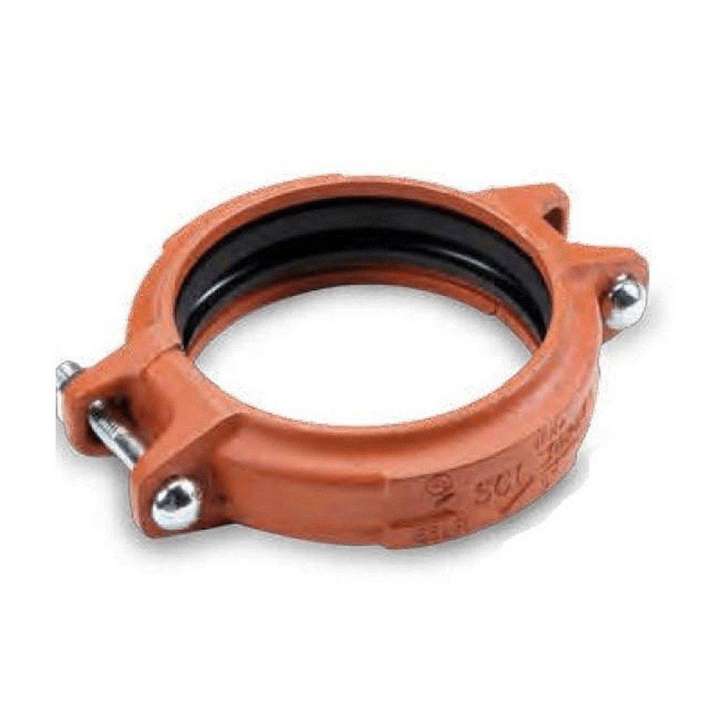 Smith-Cooper Orange Enamel Grooved Rigid Coupling 