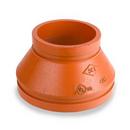 Orange 3 in. Gasket Global Painted Ductile Iron Concentric Reducer 