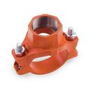 SCI Threaded Galvanized Ductile Iron and Rubber Mechanical Tee 