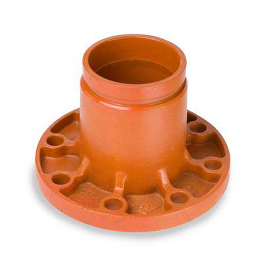 SCI Grooved x Flanged Painted Ductile Iron Adapter 