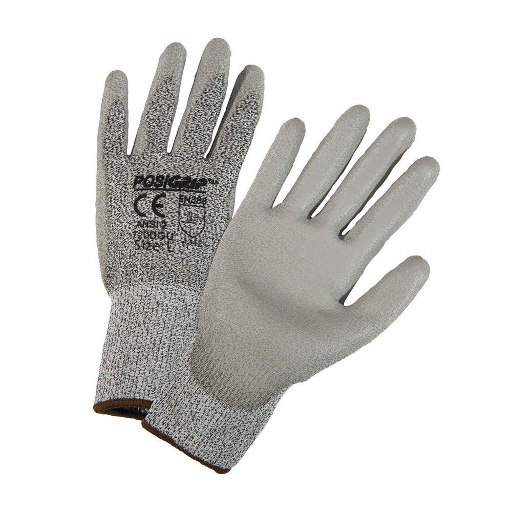 West Chester&reg; Grey Plastic Cut & Resistant Gloves in Grey 