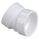 3 in. IPS Gasket Straight PVC 22 1/2 Degree Elbow