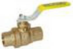 1/2 in. Brass Full Port Solder 600# Ball Valve