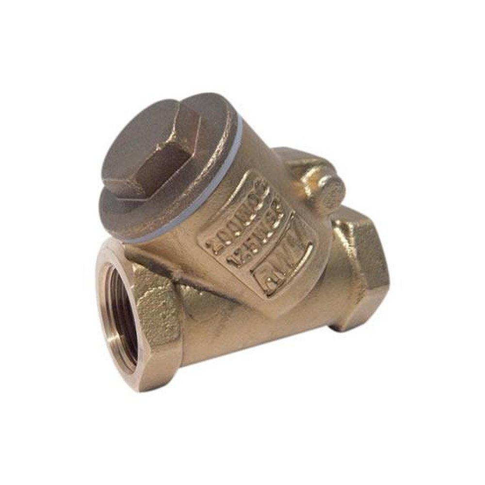 Red-White Valve Brass FNPT Swing Check Valve 