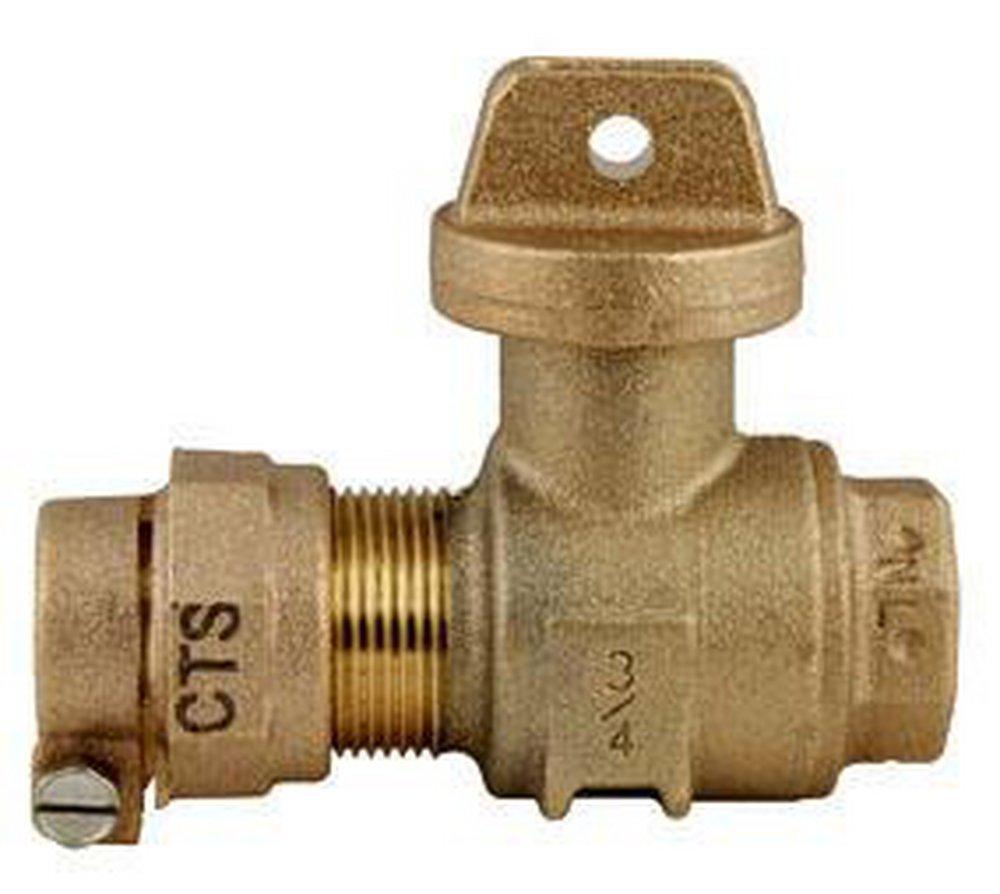 Ford Meter Box 3/4 in. Brass Ball Curb Valve 
