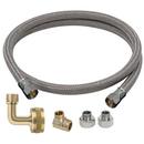 60 x 3/8 x 3/4 in. Universal Dishwasher Connector Kit in Stainless Steel