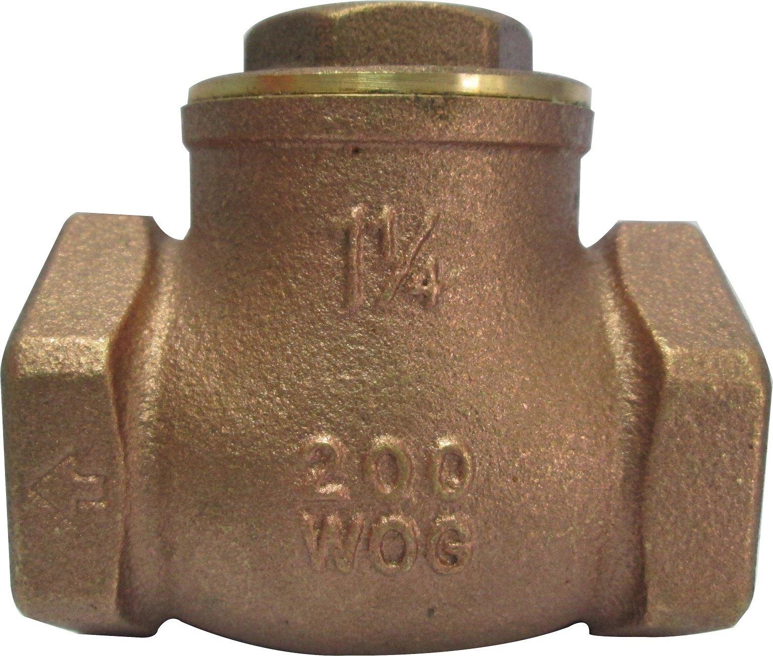 PROFLO&reg; Brass Threaded Swing Check Valve 