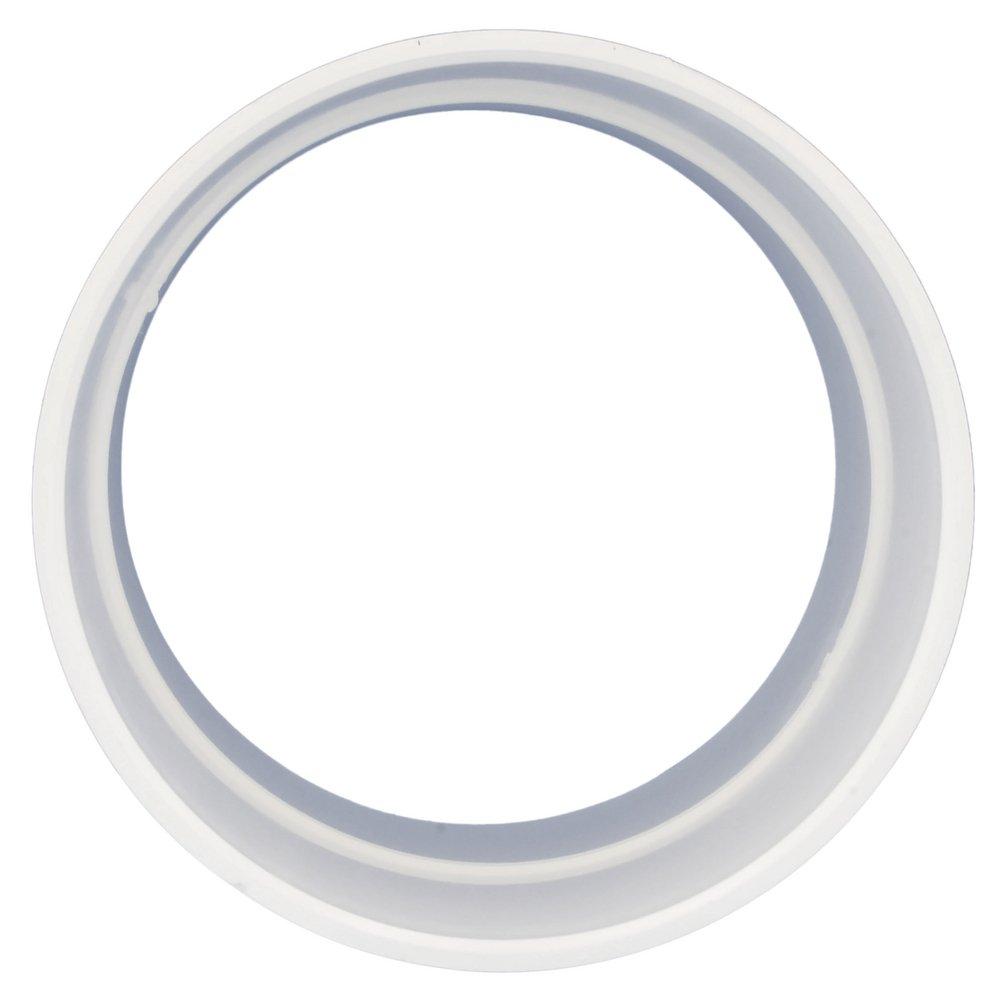 White PVC DWV Double Sanitary Tee 